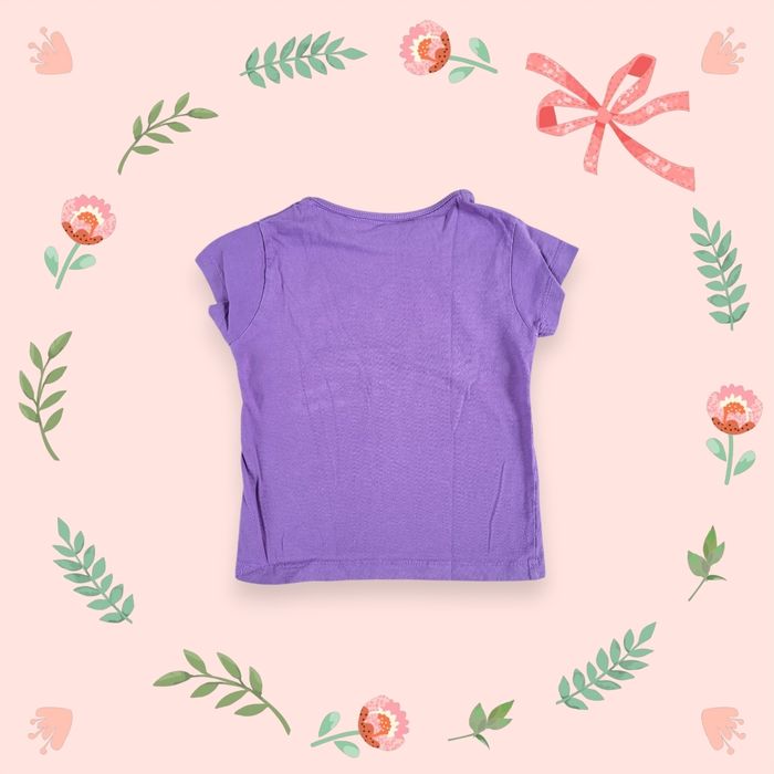 T-shirt fille violet - photo numéro 2