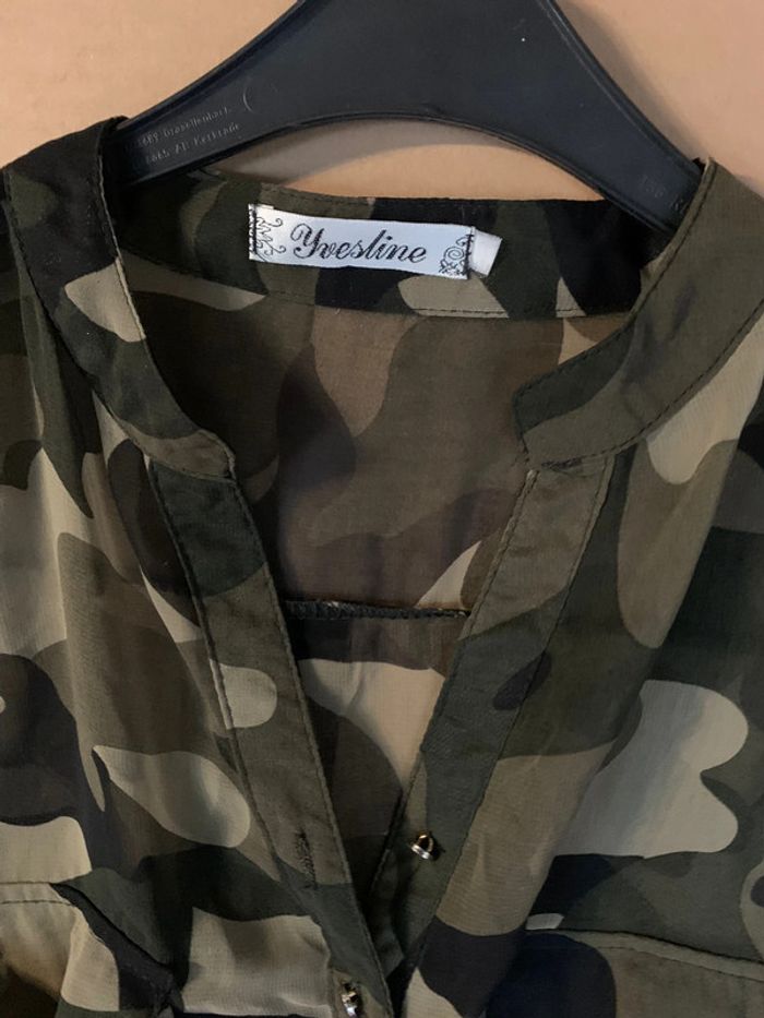 Chemise Yvesline (kaki), M / 38 / 10 (153) - photo numéro 2