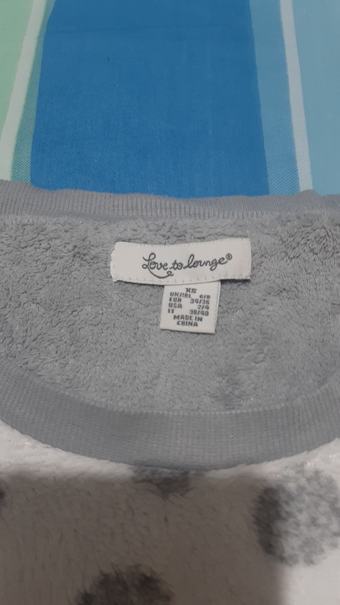 Pyjama Pilou pilou blanc & gris - photo numéro 5