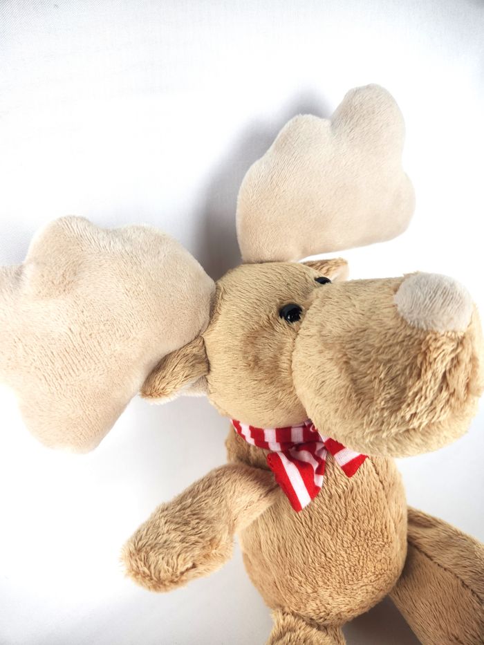 Peluche Renne Élan Moose Noël Kinder Ferrero Décoration Hiver Jouet Collection - photo numéro 2