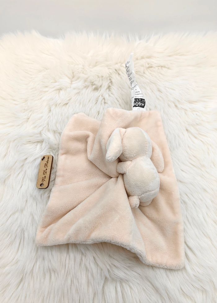 Doudou mouchoir Lapin Écru Maisons du Monde Valensole - photo numéro 5