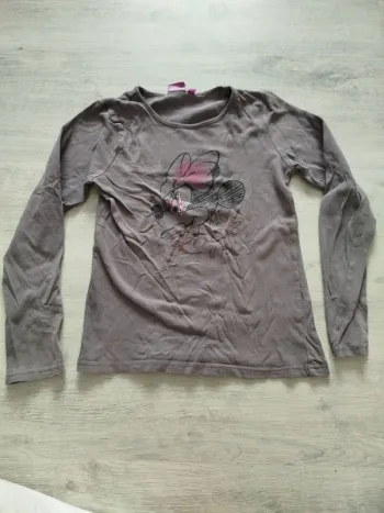 T-shirt manches longues minnie miss rock n roll taille 10 ans
