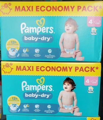 Couches Pampers Taille 4 , 216 Couches.