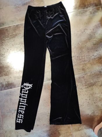 Pantalon type velours