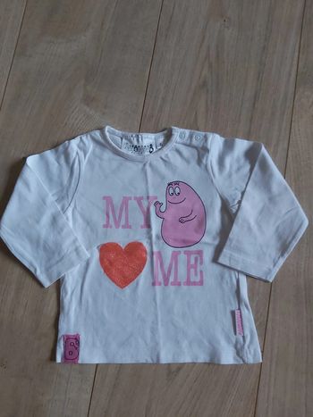 Tee-shirt ML fille 6 mois (78)