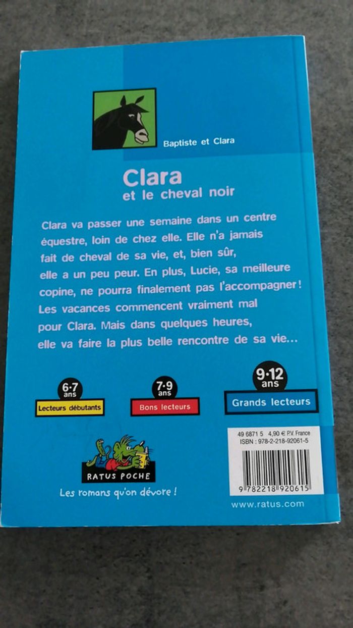 Livre clara et le cheval noir - photo numéro 2