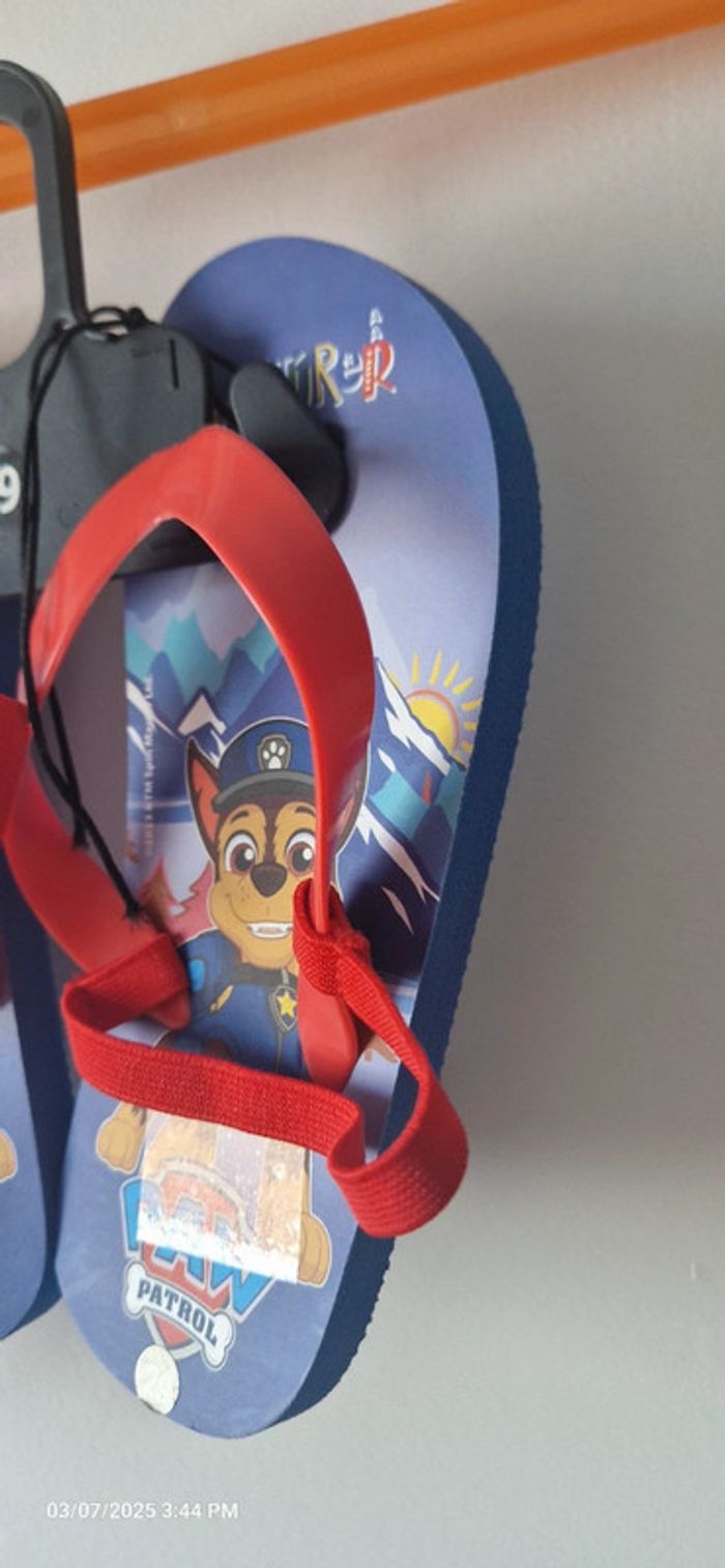 💞 Pat'patrouille - 1 Cartable + 1 paire de tongs - Taille 29 💞 - photo numéro 6