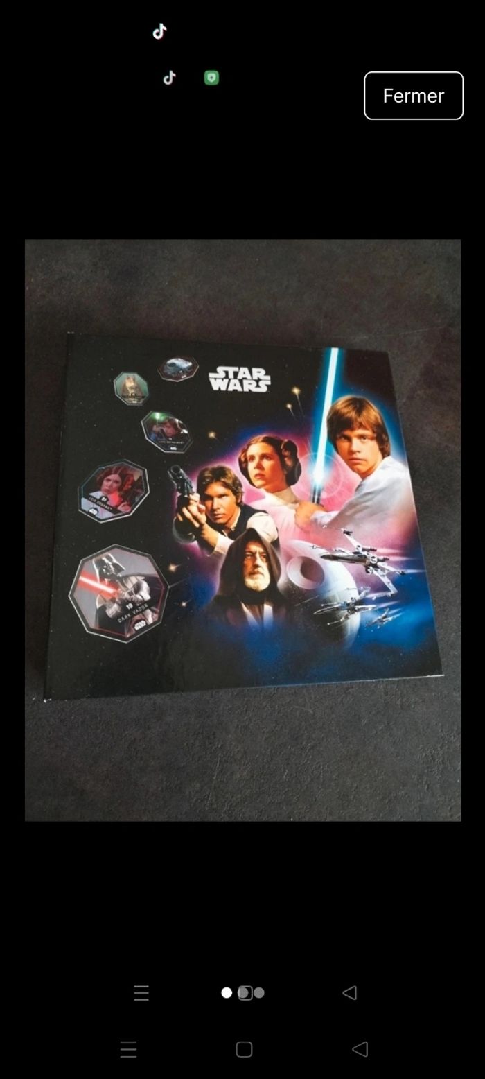 Lots de 2 classeurs Star Wars complet