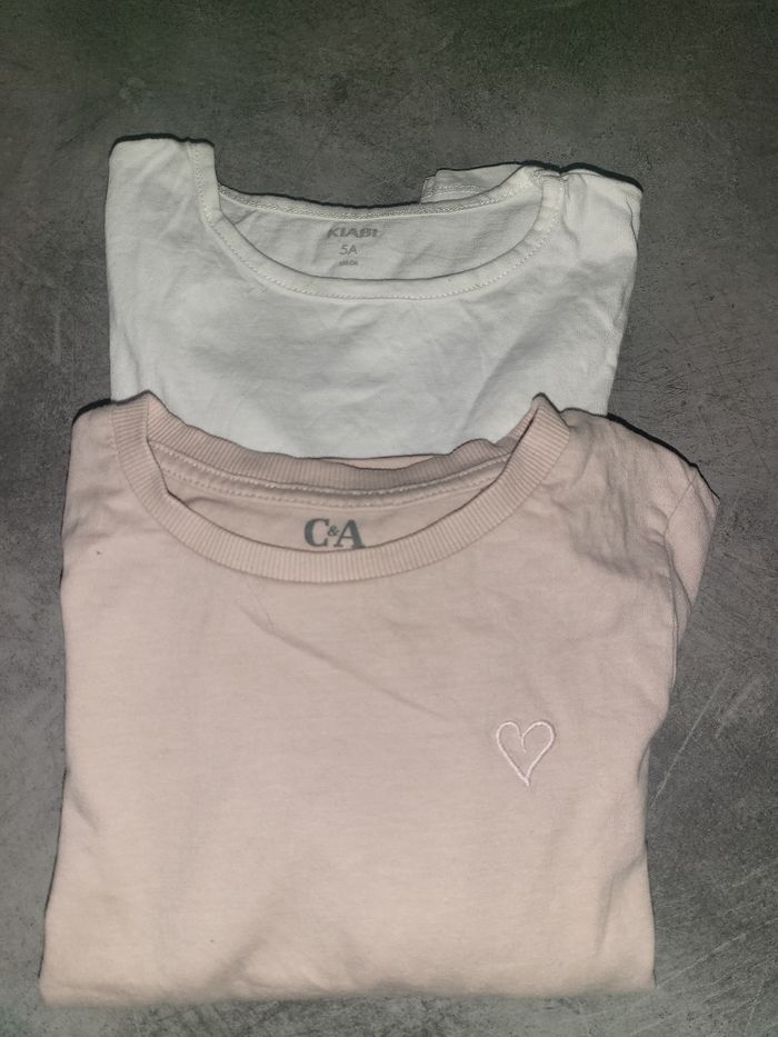 Lot t shirt manches longues