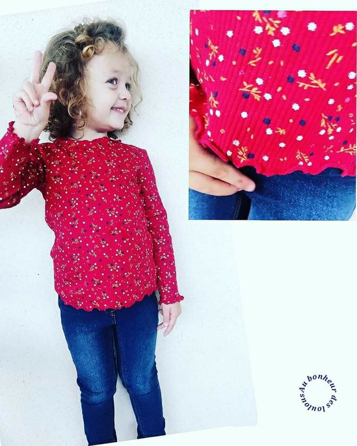 4 ans ensemble Teeshirt cotelé dpam et pantalon kiabi