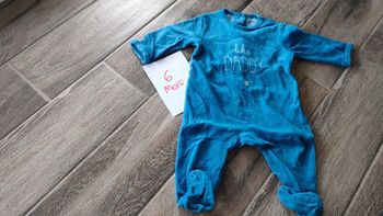 Pyjama grenouillère velours daddy