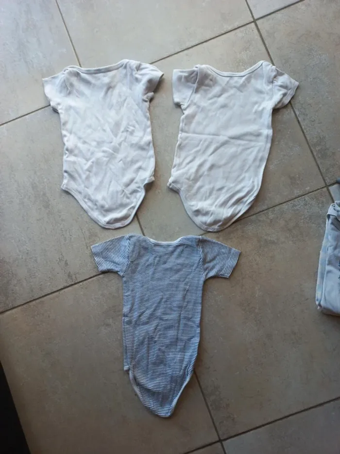 Lot de 6 bodys manches courtes 18/24 mois Petit bateau - photo numéro 10