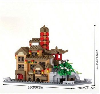 Jeu de construction Micro-Briques - Architecture Chinoise (Hongya Dong)