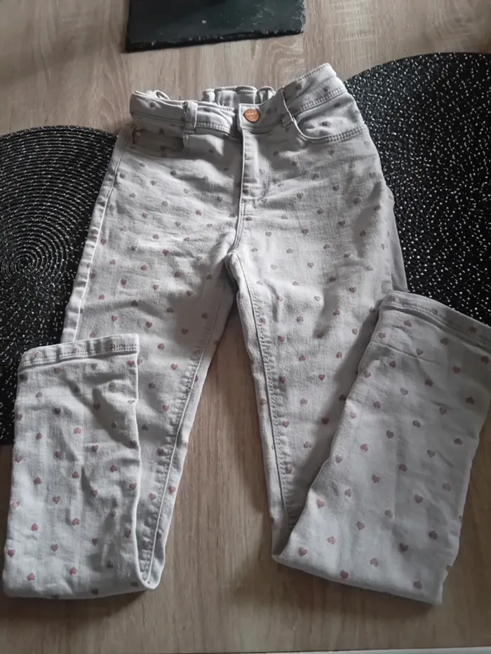 Pantalon jeans 8 ans fille - photo numéro 3