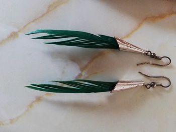 Boucle d oreille plumes