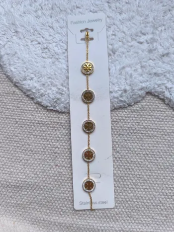Bracelet doré tendance – neuf