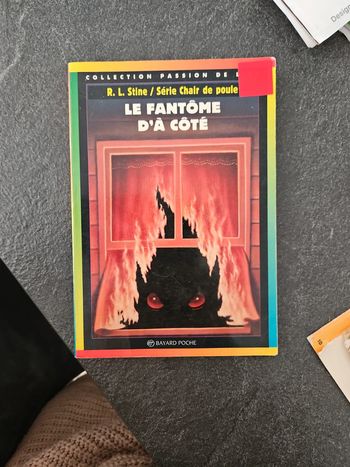 Livre le fantôme d'à côté série chair de poule