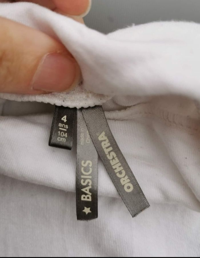 Tee-shirt ML col roulé 4 ans fille or hestra - photo numéro 2