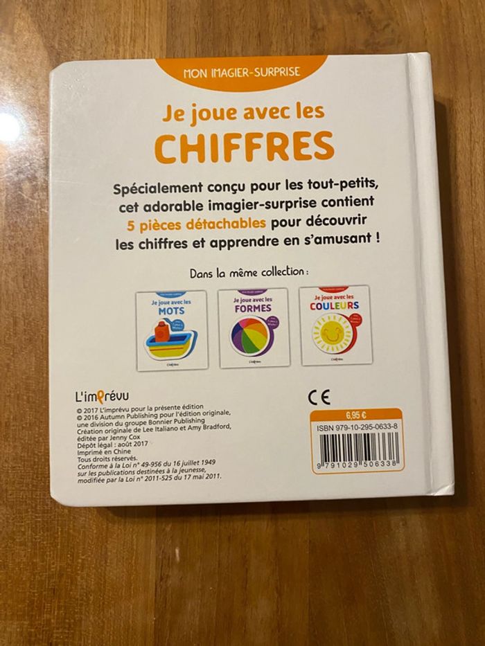 Livre puzzle mon imagier surprise je joue avec les chiffres - photo numéro 2