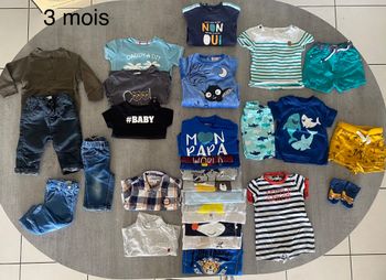 Lot garçon 3 mois