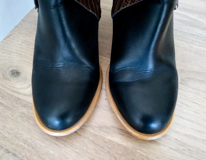 Bottines en cuir Texto t 38 - photo numéro 3