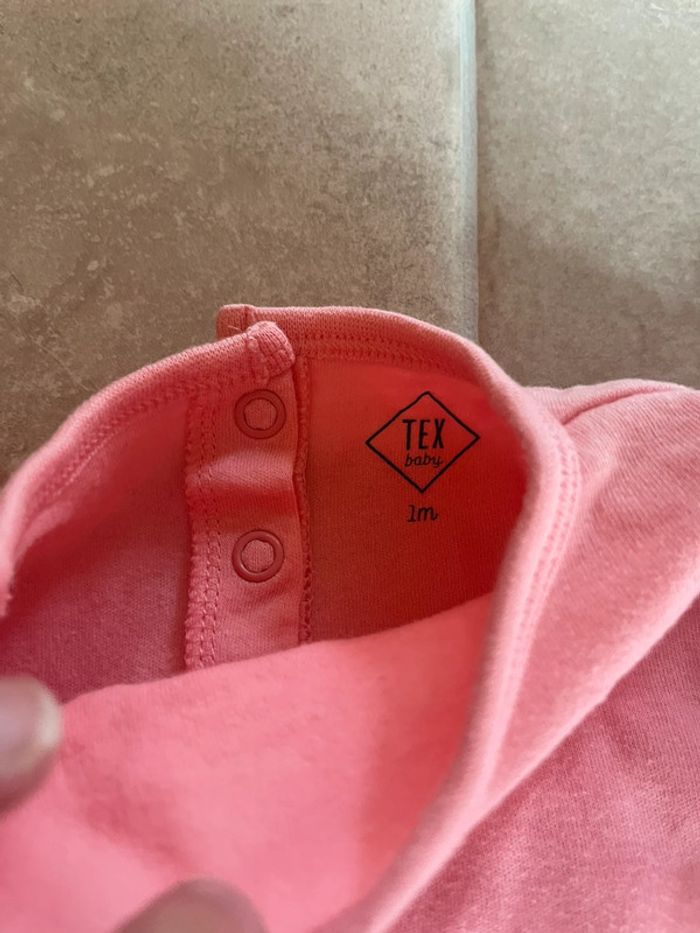 2 pyjamas tex bébé fille 1 mois - photo numéro 2