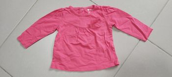 Tshirt manche longue fleur en tulle 6 mois