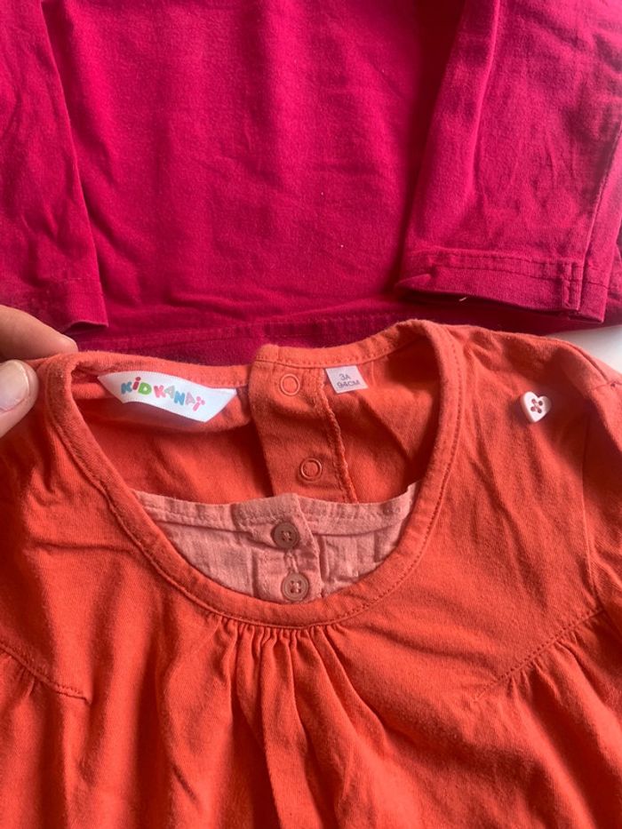 Lot 2 tee-shirts manches longues - photo numéro 3