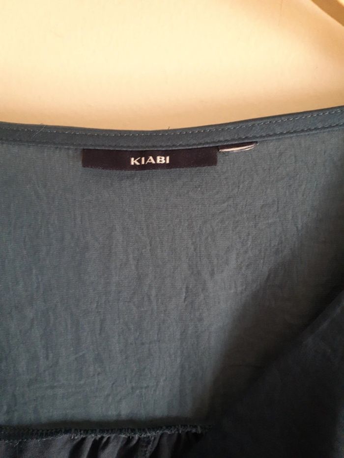 Haut kiabi bleu canard - photo numéro 2