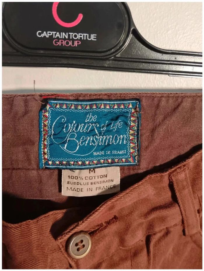 C11 jeans marron The colour's of life bensimon M - photo numéro 3