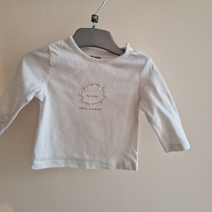 3 mois tee shirt kiabi soleil dore