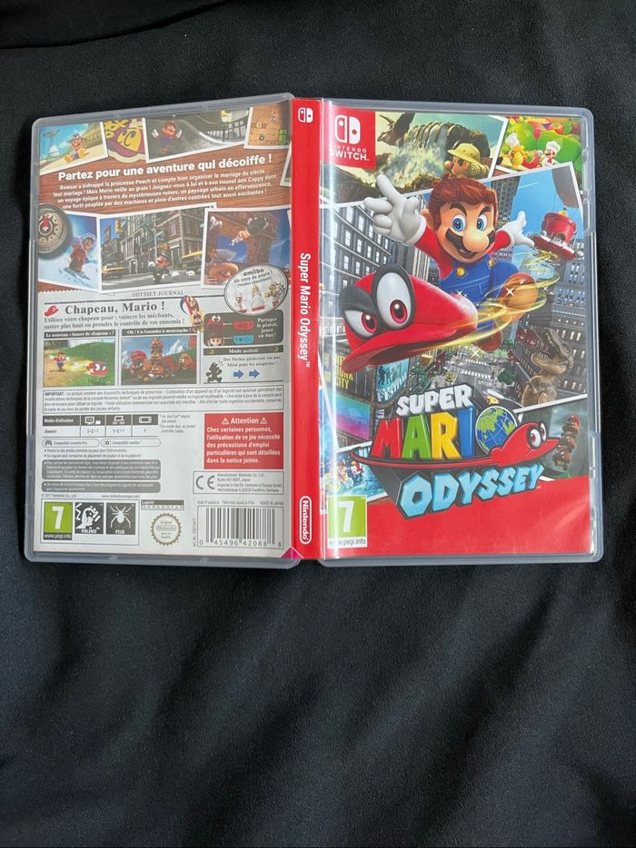 Jeu super mario odyssey switch