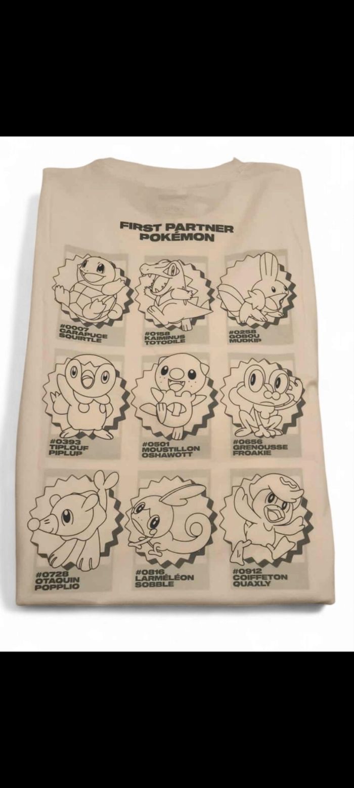 T-shirt Celio collection Pokémon starter eau L