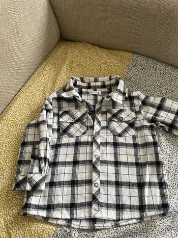 Chemise à carreaux 12 mois