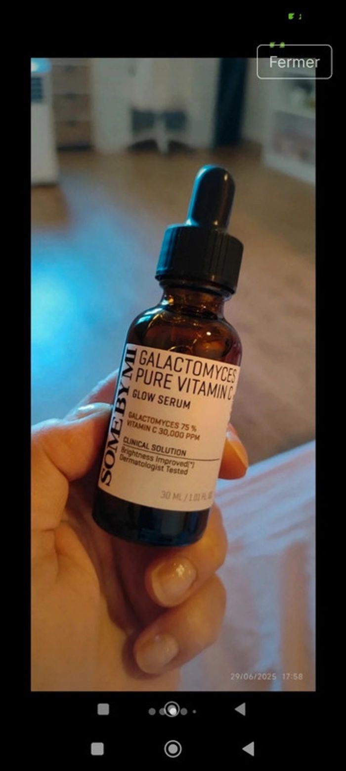 Kbeauty SomeByMi Soin Anti-Tâches Pigmentaires Pure Vitamin C Glow Serum Galactomyces 30 ml - photo numéro 2