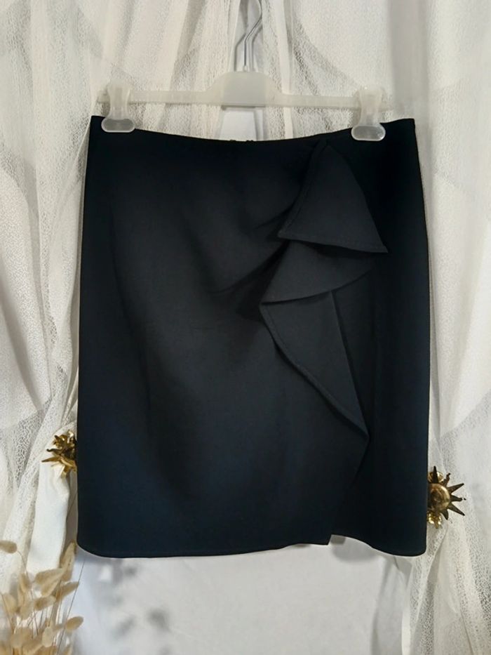 Jupe à volant noire | Max Mara | t. 44 - photo numéro 6