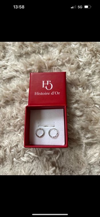 Boucles d’oreilles - histoire d’or