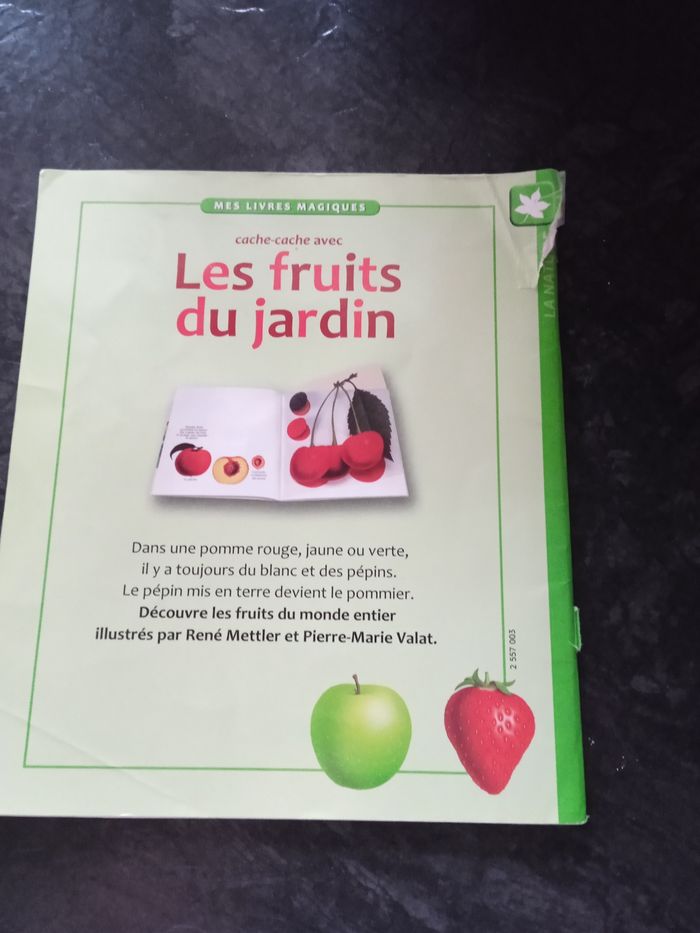 Mes livres magiques cache cache avec les fruits du jardin - photo numéro 2