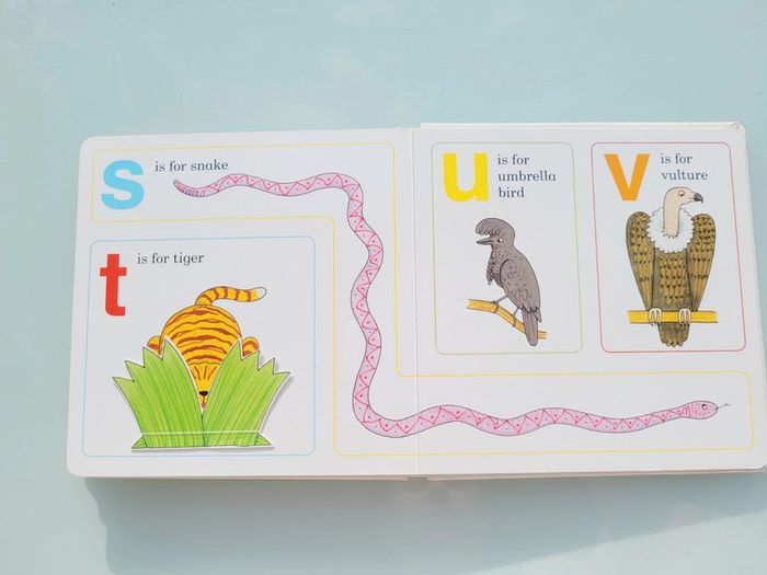 Livre imagier animé de flaps en anglais ; 🦥 ABC Zoo 🐼 - photo numéro 10