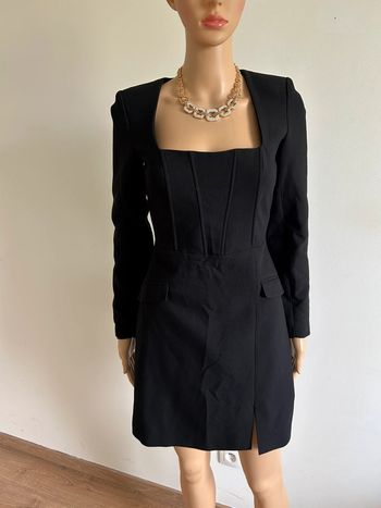 Robe noire neuve à manches longues Morgan taille 36 (valeur 85€)