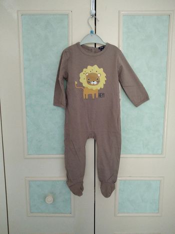pyjama lion 18 kiabi mois