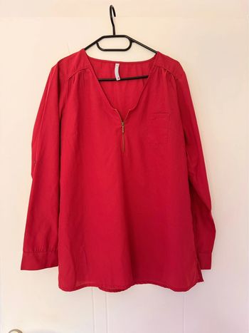 Blousse Bordeaux fluide