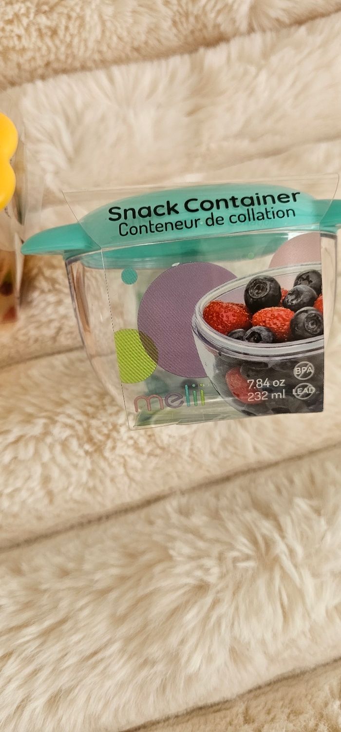 Lot de 2 boîte a snack hermétique & étanches Melii Neufs - photo numéro 6