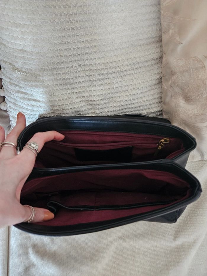 Sac en cuir noir Alena Nat&Nin - photo numéro 8