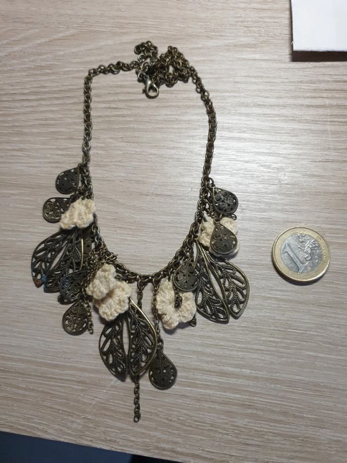 Sublime collier ailes vintage