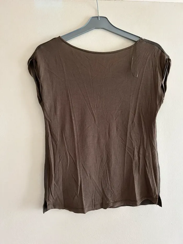 T-shirt kaki - photo numéro 2