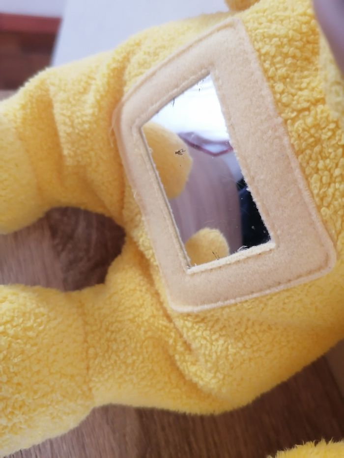 2 peluches teletubbies jaune laa laa - photo numéro 4