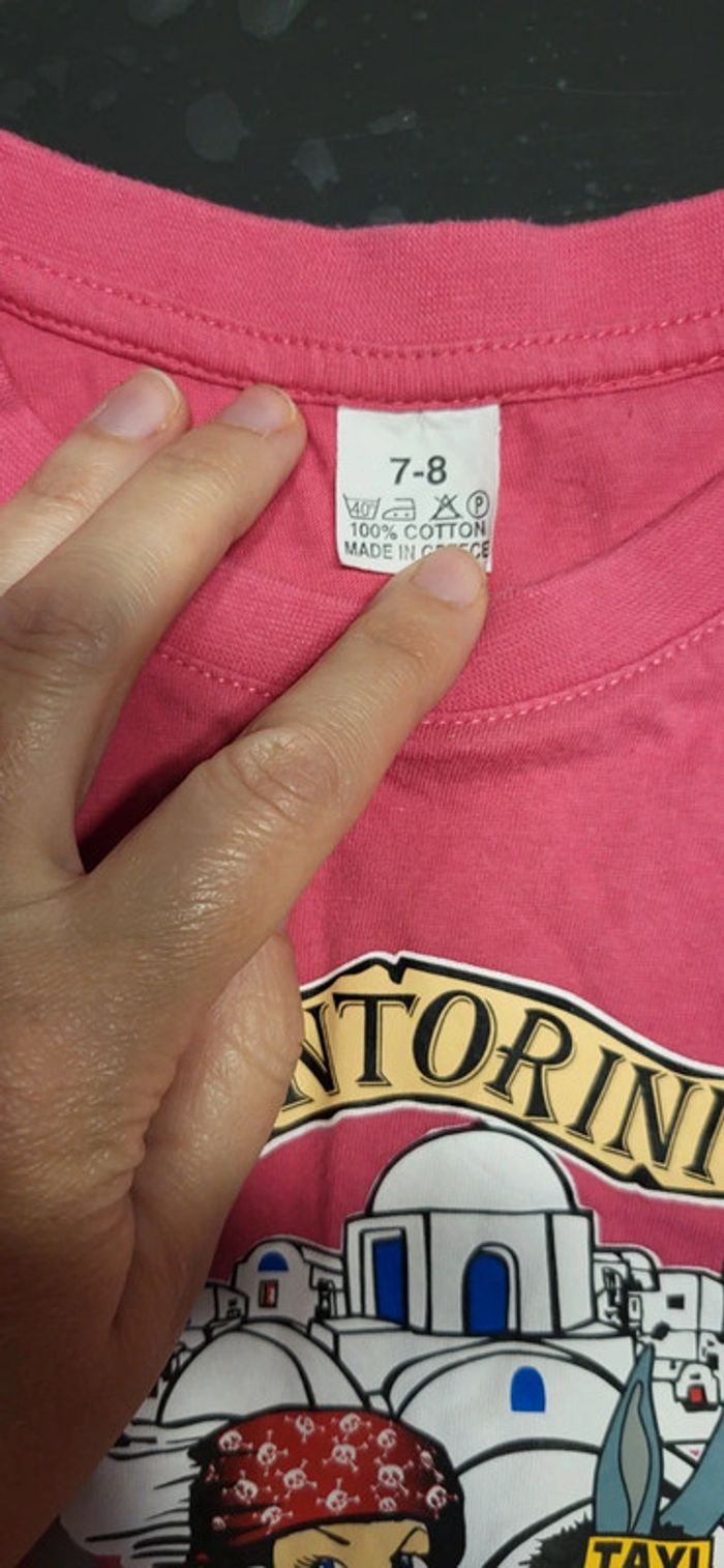 Tee shirt fille 7,8 ans - photo numéro 2