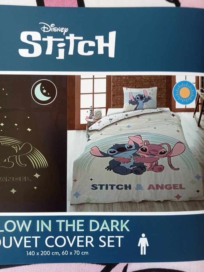 Parure de lit lumineuse Stitch et angél - photo numéro 4