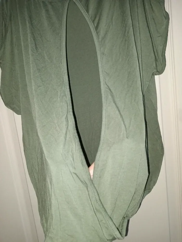 T shirt d été kaki - photo numéro 4